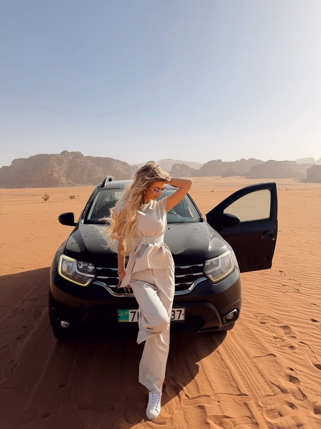 Amman Jordan city panorama with ancient Roman Theatre