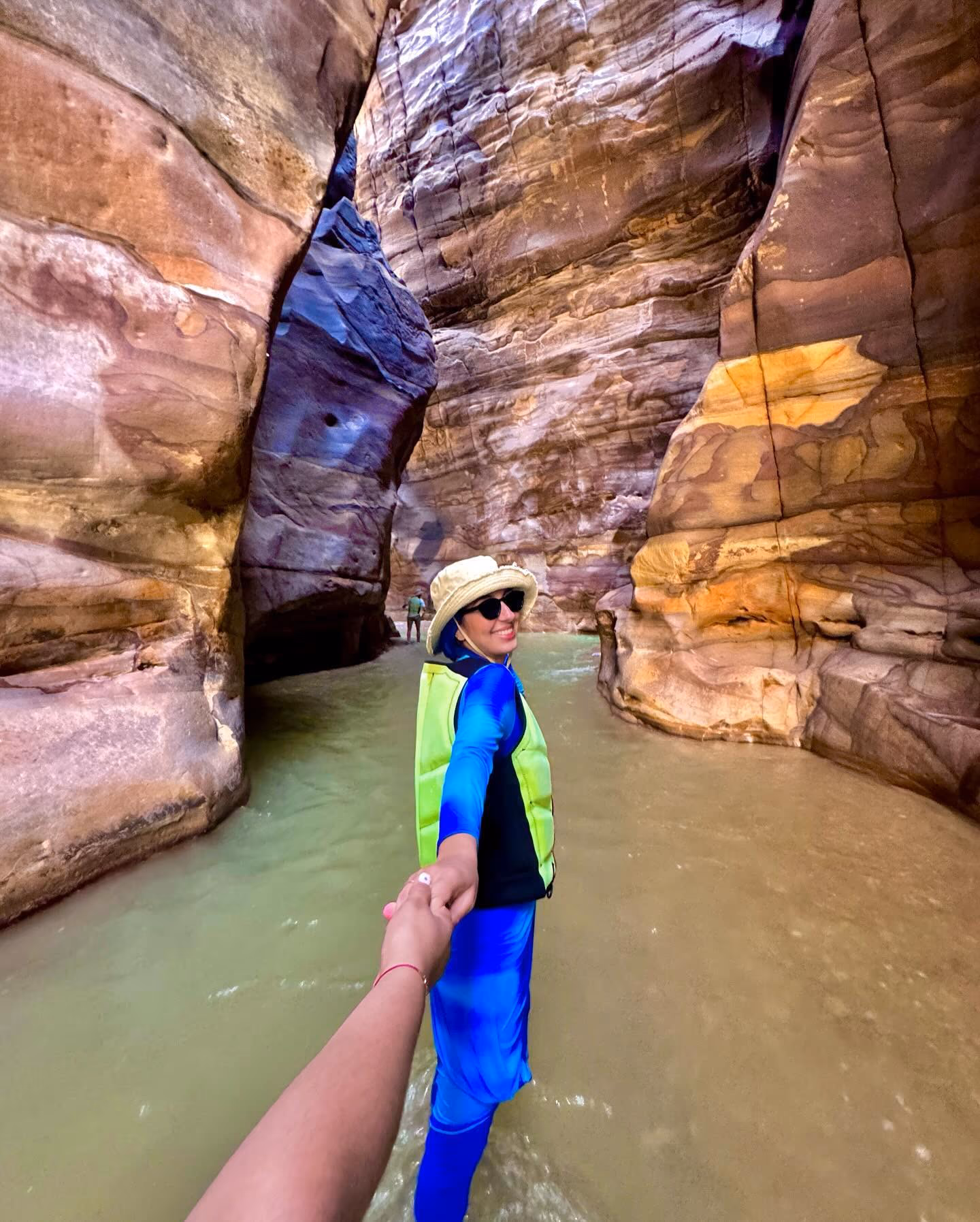 Wadi Mujib canyon gorge hike Jordan adventure trail